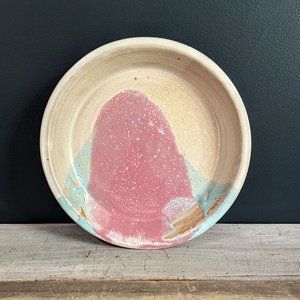 Vintage Hand-Crafted Wheel-Thrown Studio Stoneware Pottery Serving Dish Tray